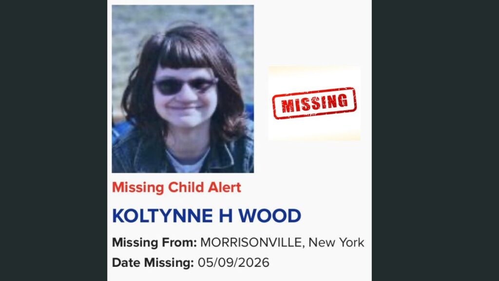 Koltynne Wood missing