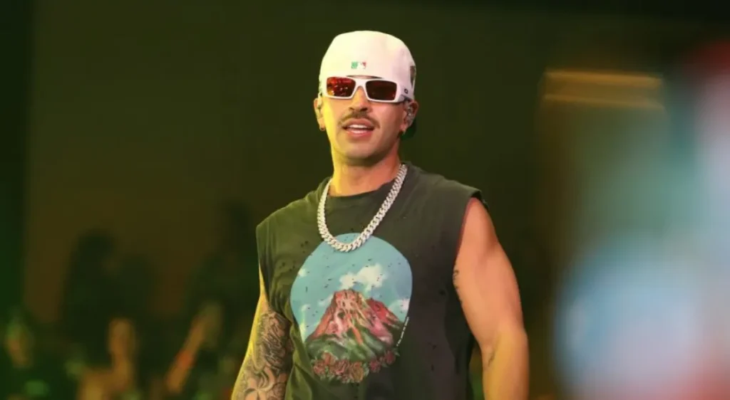 Feid in a live concert