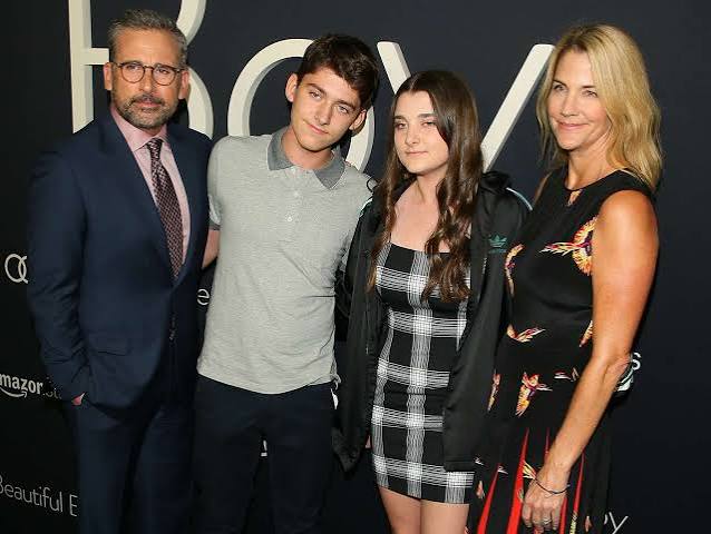 Johnny Carell with family at event